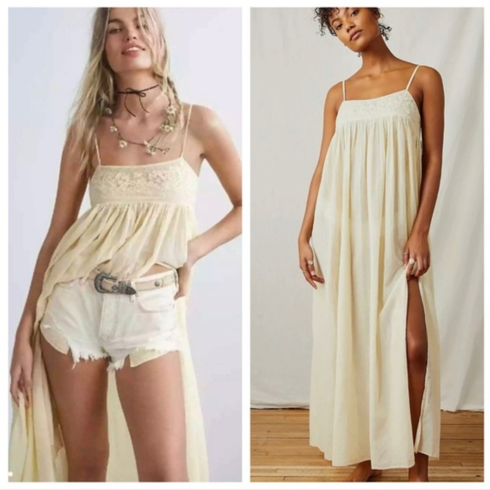 Free People Confidently Lost Maxi Slip -Intimately Collection Size Small